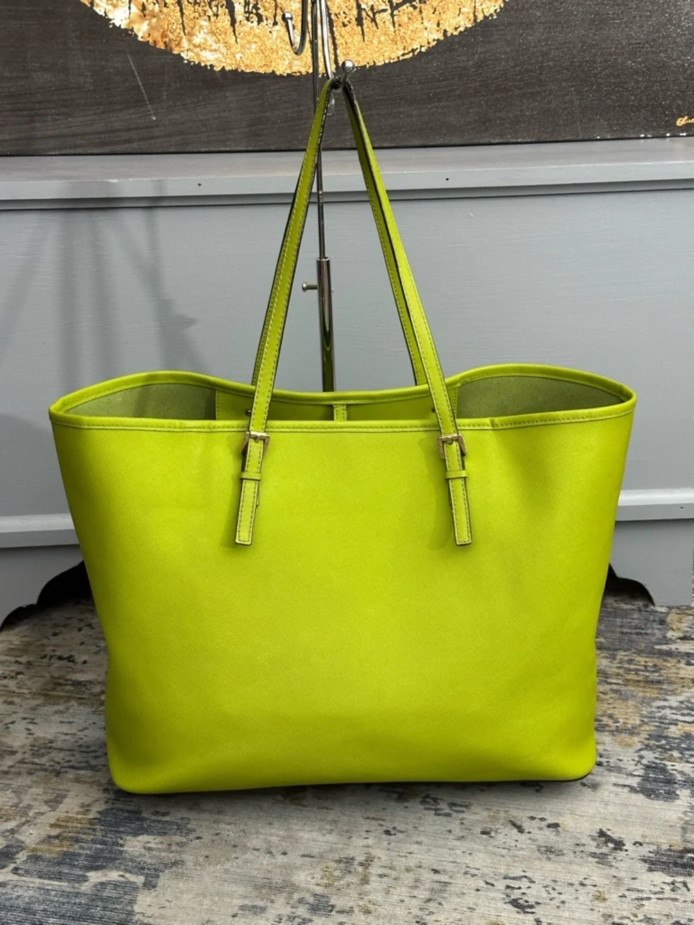 MICHAEL Michael Kors Jet Set Medium Leather Travel Tote - Picture 2 of 16